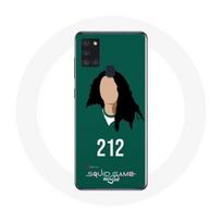 Coque Samsung Galaxy A21S Squid Game Han Mi Nyeo Numéro 212