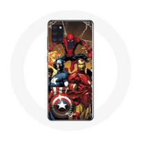 Coque Samsung Galaxy A21S Avengers invaders Anciens soldats