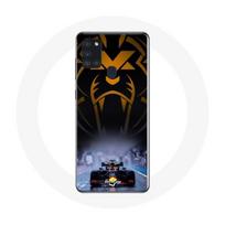 Coque Samsung Galaxy A21S Formule 1 Sebastian Vettel Pilote automobile F1 Noir juoda