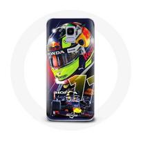 Coque pour Samsung Galaxy A6 2018 Formule 1 Sergio Pérez Pilote automobile F1