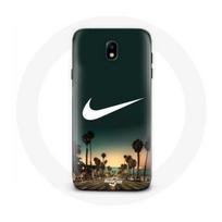 Coque pour Samsung Galaxy J7 2017 Nike palmier miami