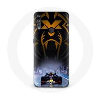 Coque pour Huawei p30 Formule 1 Sebastian Vettel Pilote automobile F1 Noir juoda