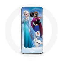 Coque pour Samsung Galaxy S6 La Reine Des Neiges Elsa Anna Olaf