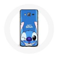 Coque pour Samsung Galaxy J5 Stitch mignon fond bleu