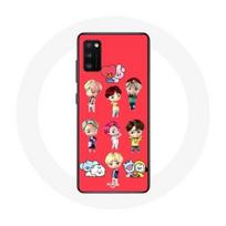 Coque pour Oppo A16 BTS TinyTAN Animation BT21 Affiche