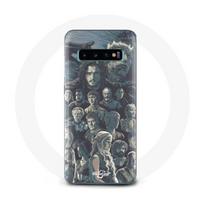 Case - Game of Thrones - Samsung Galaxy S10 - Hard - Characters - Gray Background pilka