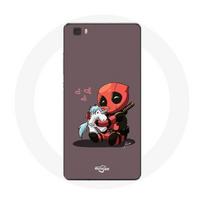 Coque pour Huawei P8 Lite DeadPool unicorn licorne