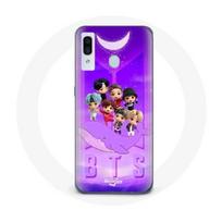 Coque pour Samsung Galaxy A20e BTS TinyTAN Animation Affiche RM Jin Suga J-Hope Jimin Jungkook Et V Zero O’Clock