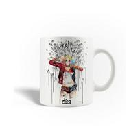 Keraminis puodelis - Savižudžių būrys - Harley Quinn - 30 cl - Galima plauti indaplovėje - Baltas