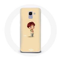 Coque pour Samsung Galaxy A6 2018 BTS TinyTAN Animation Suga