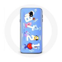 Coque pour Samsung Galaxy J5 2017 BTS Bangtan Sonyeondan BT21 Van Tata Chimmy Cooky Rj Koya Shooky Et Mang