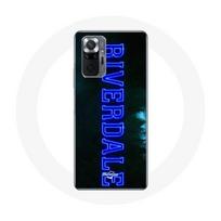 Coque pour Xiaomi Redmi Note 10 Pro Riverdale Série Logo bleu mėlyna