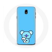 Dėklas Samsung Galaxy S4 Bangtan BTS BT21 Koya RM Mėlynas fonas