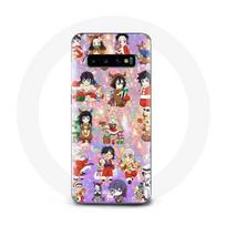 Coque pour Samsung Galaxy S10 Edge Demon slayer merry christmas affiche le cadeau de noël
