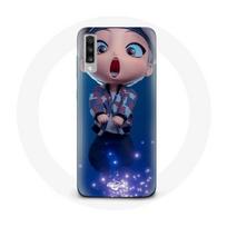Coque pour Samsung Galaxy A70 BTS TinyTAN Animation V Mic Drop