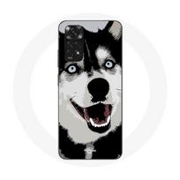 Coque pour Xiaomi Redmi Note 11S Husky de Sibérie Yeux Bleus