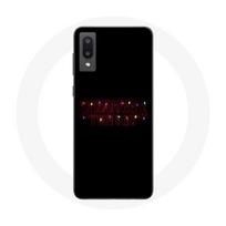 Coque pour Samsung Galaxy A02 Stranger Things Affiche Logo Joyeux noël