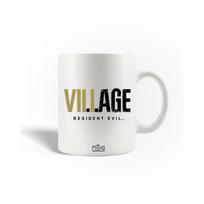 Mug en Céramique Resident Evil Village Logo Noir Jaune