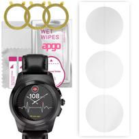 3x apgo Hydrogel Screen Protector for MyKronoz ZeTime Premium, Hydrogel Film, with positioning layer easy installation