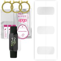 3x apgo Hidrogelio ekrano apsauga Fitbit Inspire 3, Hidrogelio plėvelė, su pozicionavimo sluoksniu, lengvas montavimas