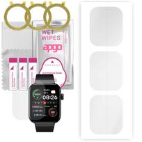 3x apgo Hydrogel Screen Protector for Mibro Watch T1, Hydrogel Film, with positioning layer easy installation