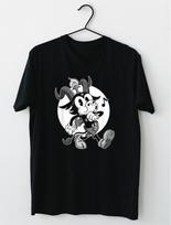 Atheist Satan Baphomet Goat Retro Cartoon Lucifer Classic Unisex T-Shirt S