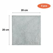 Cleaning Cloth Thickened Double-sided Metal Steel Wire Rags Kitchen Dish Pot Washdishing Cloths Towel Clean Tools 4pcs  20x20cm