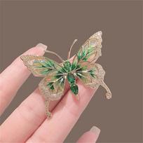 1PC Women High Grade Brooch Sweet Versatile Jacket Clothes Pin Butterfly Style Elegant Brooch