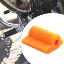 Motociklo pavarų perjungimo svirties dangtis, neslystantis, lengvai sumontuokite bagažinę oranžinė