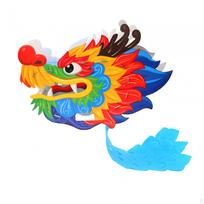 Exquisite Handcrafted Dragon Decor Set for Festive Celebrations blue 45x35cm blue