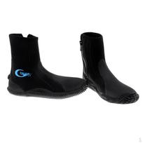 5 mm neopreno kojinės, hidrokostiumo batai vyrams, moteriški, puikūs vandens sportai, nardymas paplūdimyje – US Size 12 black