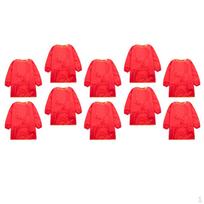 10pcs Children Art Apron Painting Bib Smock Clothes Size_