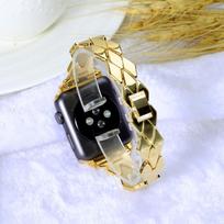 Nerūdijančio plieno apyrankė Apple Watch apyrankei 40mm 44mm 45mm 41mm 38mm 42mm Rombinis metalinis apyrankė iwatch series 3 4 5 se 6 7 apyrankė For 38mm or 40mm black