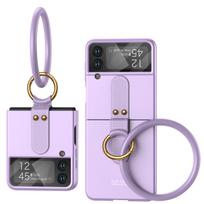 Apyrankės dizaino sulankstomas dėklas Samsung Galaxy Z Flip 4 5G Flip4 Flip3 Flip5 Flip 3 5 Zflip4 Zflip5 objektyvo stiklo plėvelė Coque for samsung z flip 4