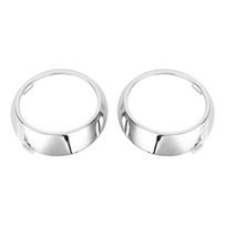 Front Bumper Fog Light Bezel Ring Cover Grilled Trim Panel for Mercedes-Benz W251 R320 R350 2006-2010 2518850374 2518850474 white