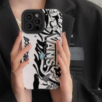 Tide Gamintojas VANSS Graffiti Pattern Senior Soft Shell Street Style, skirtas iPhone 11 12 13 Pro Max X Xs Xsmax Xr Soft Funda Cover iphone xsmax