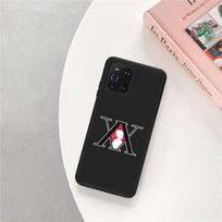 Telefono dėklas, skirtas OPPO A53 A52 A95 K9 A74 A94 A93 A55 Reno 6 4 3 Pro 5G A9 Ace F11 Find X2 Hunter X Hunter Hisoka Anime juodas dangtelis Reno6 Pro Plus 5G black
