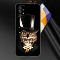 Vyriškas kostiumas Marškiniai Kaklaraištis Telefono dėklas Samsung Galaxy A12 A22 A31 A32 A50 A51 A70 A71 A72 A11 A21S A02S A10S A20S A30S A52 S 5G viršelis Samsung A02 black