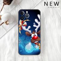 Merry Christmas Phone Case For iPhone 11 13 Pro Max 12 Mini 7 8 Plus SE 2020 X XS 6 6S 5 5S Luxury Funda Silicone Back Cover Sac iPhone 13
