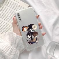 bungou stray dogs Dazai Osamu anime Phone Case Transparent for Xiaomi redmi note x f poco 10 11 9 7 8 3 i t s pro cover shell redmi note 8 gray