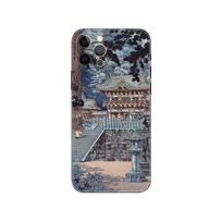 Japonija tokijas menas telefono dėklas iphone 5 5s se 6 6s 7 8 plus x 10 XR XS 11 12 13 mini pro MAX juodas tpu galinis dangtelis iphone 5 5S SE 2016