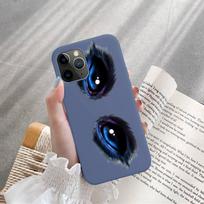 Eyes Art Phone Case for iPhone 11 12 13 Mini Pro Xs Max 8 7 6 6S Plus X XR Solid Candy Color Case 6plus or 6splus