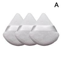 3Pcs Triangle Velvet Powder Puff Make Up Sponges for Face Eyes Contouring Shadow Seal Cosmetic Foundation Makeup Tool juoda