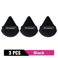 Mini Triangle Powder Puff Velvet Makeup Sponge for Face Soft Powder Puff Eyes Contouring Shadow Blender Washable Cosmetic Tool gray