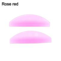 1Pair Silicone Eyelash Perm Pads Lashes Rods Shield Lifting 3D Eyelash Curler Accessories Applicator Makeup Tool pink