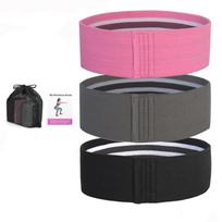 3PCS Resistance Bands Set Hip Circles Fitness Non-Slip Elastic Band Yoga Expander Bands Gym Fitness Booty Band Home Workout S blue