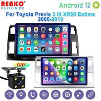 Autoradio Android Auto For Toyota Previa 3 XR50 Estima 2006-2019 Car Radio Multimedia Video Player Navigation No 2din dvd 1+32 4D juoda