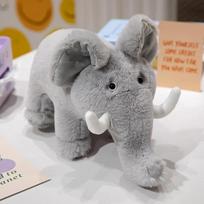 35/45/60cm Elephant Plush Toy Throw Pillow Stuffed Grey Pink Elephant School Nap Sleep Pillow Cushion for Birthday Gift 35cm