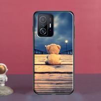 Cute Bear For POCO X5 X3 F5 Pro X4 F4 GT M5s C40 F3 Case For Xiaomi 13 Lite 12 11T 12T Pro 12X Cover POCO C40 gray