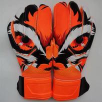 Vaikų ir suaugusiųjų futbolo vartininko pirštinės sustorintos futbolo vartininko pirštinės, skirtos 5 apsauginiams pirštams, nenuimamos size 10 oranžinė